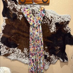 Terra & Sky Multicolor Geometric Dress